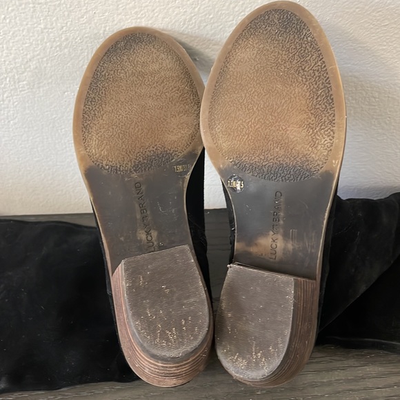 Women’s size 7.5 lucky brand black boot - Picture 2 of 7